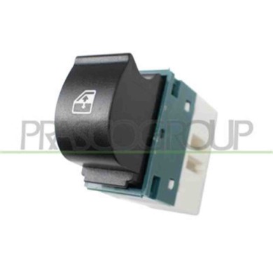 FT909WS02_2.JPG Interruttore Alzacristallo Sinistro Nero Per Fiat Doblo' Dal 2005 Al 2009