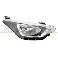 Proiettore Destro H4 Elettrico Senza Motore Per Hyundai I20 Dal 2014 Al 2018