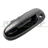 Maniglia Esterna Anteriore Sinistra Nero/liscia Per Hyundai Matrix Dal 2001 Al 2005