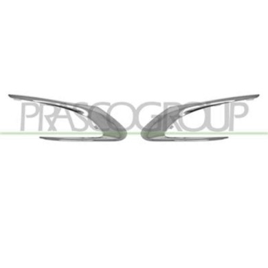 GUIDA_ALLA_SCELTA.JPG Kit Modanature Griglie Paraurti Anteriore Cromate (destra+sinistra) Per Peugeot 308 (t9) Dal 2013 Al 2017