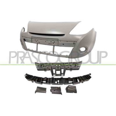 RN3271021_1.JPG Paraurti Anteriore Con Primer Per Renault Clio Dal 2009 Al 2012