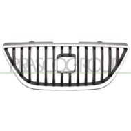 Griglia Radiatore Nera Con Modanatura Cromata Per Seat Ibiza Dal 2008 Al 2012