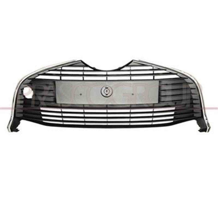 TY3292131_1.JPG Griglia Centrale Paraurti Nera Con Cornice Cromata Per Toyota Yaris Dal 2014 Al 2016
