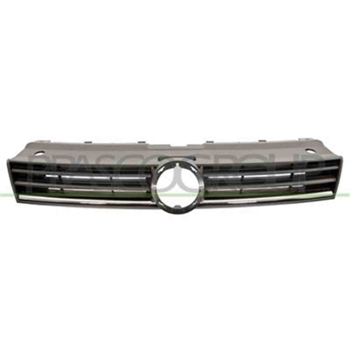 VG0242001_1.JPG Griglia Radiatore Nera Con Modanatura Cromata Per Volkswagen Polo Dal 2014 Al 2017