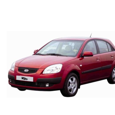 00582.JPG Piastra Specchio Per Kia Rio Lato Sinistro Dal 2005/10