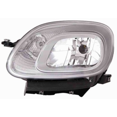 001016_AUTO.JPG Proiettore H4 Con Motore Elettrico Per Fiat Panda Lato Destro Dal 2012/02
