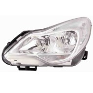 Proiettore H7-h1-py24w Con Motore Elettrico Per Opel Corsa Lato Sinistro Dal 2011/02 Al 2014/10