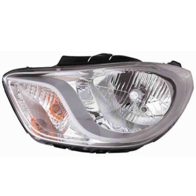 001091_AUTO.JPG Proiettore H4 Con Motore Elettrico Per Hyundai I10 Lato Destro Dal 2011/01 Al 2013/12