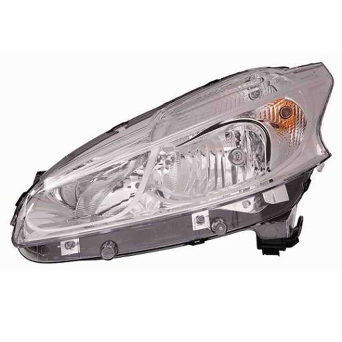 001066_AUTO.JPG Proiettore H7-h7 Elettrico Senza Motore Per Peugeot 208 Lato Destro Dal 2012/04 Al 2014/12