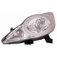 Proiettore H4 Elettrico Senza Motore Per Peugeot 107 Lato Sinistro Dal 2012/03 Al 2014/05