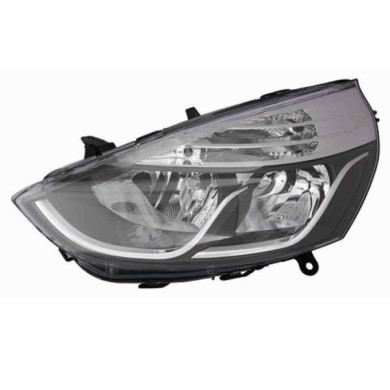 001071_AUTO.JPG Proiettore H7-h1-py24w Con Motore Elettrico Per Renault Clio Lato Destro Dal 2012/10 Al 2016/04