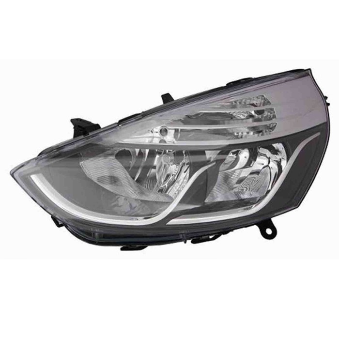 001071_AUTO.JPG Proiettore H7-h1-py24w Con Motore Elettrico Per Renault Clio Lato Destro Dal 2012/10 Al 2016/04