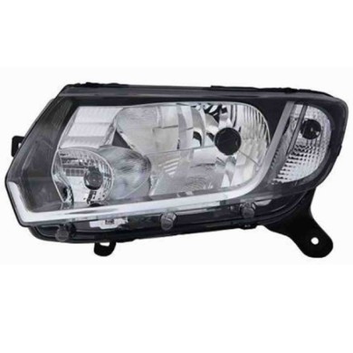 001128_AUTO.JPG Proiettore H4 Regolazione Manuale Per Dacia Sandero Lato Destro Dal 2012/11 Al 2016/12