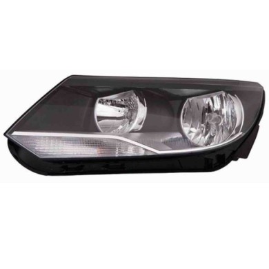 001074_AUTO.JPG Proiettore H7-h15 Con Motor. Elettrico Per Volkswagen Tiguan Lato Sinistro Dal 2011/09 Al 2015/12