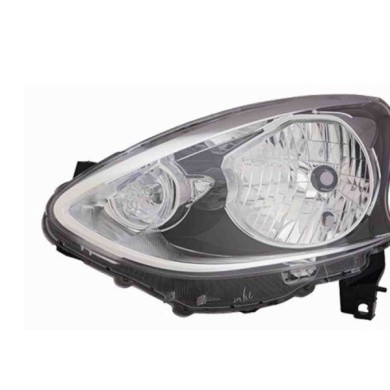 001262_AUTO.JPG Proiettore H4 Elettrico Senza Motore Per Nissan Micra Lato Destro Dal 2013/09 Al 2017/02