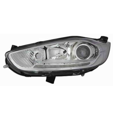 001081_AUTO.JPG Proiettore H7-h1 Con Motor. Elettrico E Luce Diurna A Led Per Ford Fiesta Lato Destro Dal 2013/01 Al 2017/04