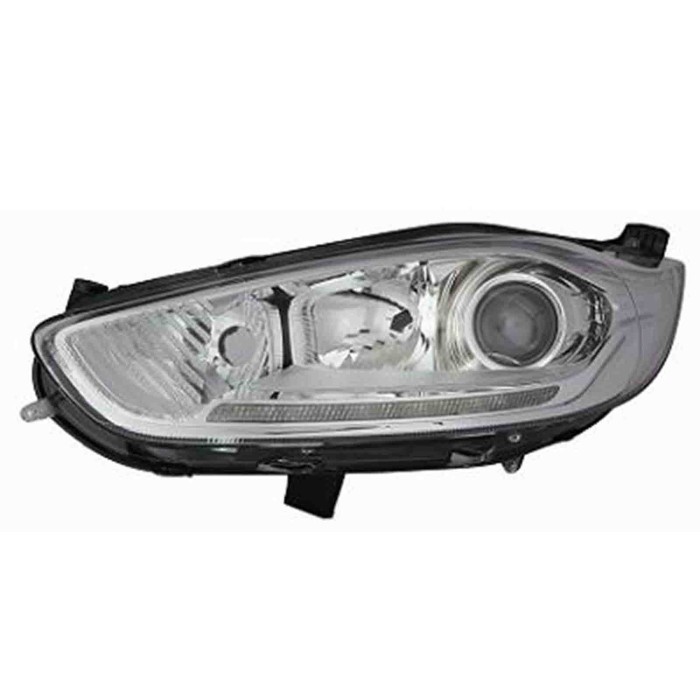 001081_AUTO.JPG Proiettore H7-h1 Con Motor. Elettrico E Luce Diurna A Led Per Ford Fiesta Lato Sinistro Dal 2013/01 Al 2017/04