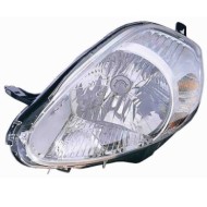 Proiettore H4 Con Motore Elettrico Per Fiat Grande Punto Lato Destro Dal 2005