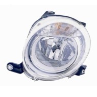 Proiettore H7 Con Motore Elettrico Per Fiat 500 Lato Destro Dal 2007/07 Al 2015/05