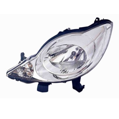 000543_AUTO.JPG Proiettore H4 Elettrico Senza Motore Per Peugeot 107 Lato Destro Dal 2005/06 Al 2012/02