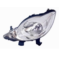 Proiettore H4 Elettrico Senza Motore Per Peugeot 107 Lato Sinistro Dal 2005/06 Al 2012/02