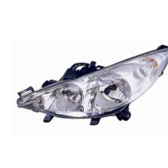 Proiettore H7-h1 S/fendinebbia Con Motorino Elettrico Per Peugeot 207 Lato Sinistro Dal 2006/05