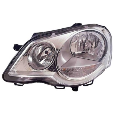000565_AUTO.JPG Proiettore H7-h1 Con Motorino Elettrico Per Volkswagen Polo Lato Sinistro Dal 2005/05 Al 2009/08