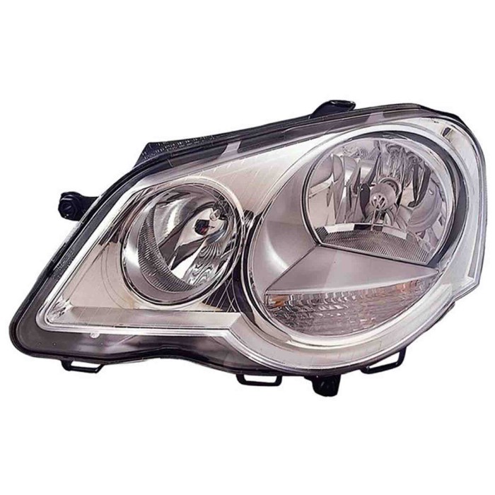 000565_AUTO.JPG Proiettore H7-h1 Con Motorino Elettrico Per Volkswagen Polo Lato Sinistro Dal 2005/05 Al 2009/08