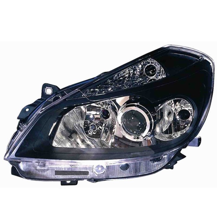 000555_AUTO.JPG Proiettore H7-h7-h1 Con Lenticolare Elettrico Senza Motore Per Renault Clio Lato Sinistro Dal 2005/10 Al 2009/04