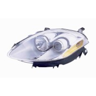 Proiettore H1-h1 Con Motore Elettrico Per Fiat Bravo Lato Sinistro Dal 2007/02