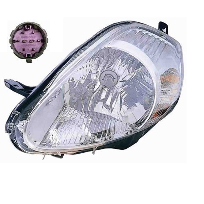 000526_AUTO.JPG Proiettore H4 Con Motore Elettrico Per Fiat Grande Punto Lato Sinistro Dal 2005