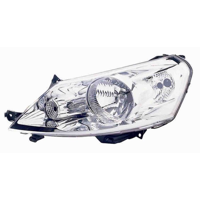 000708_AUTO.JPG Proiettore H4 Con Motore Elettrico Per Citroen Jumpy Lato Destro Dal 2007/05 Al 2016/02