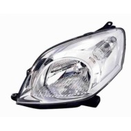 Proiettore H4 Con Motore Elettrico Per Citroen Nemo Lato Sinistro Dal 2008/09
