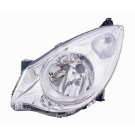 Proiettore H4 Con Motorino Elettrico Per Opel Agila Lato Destro Dal 2008/02