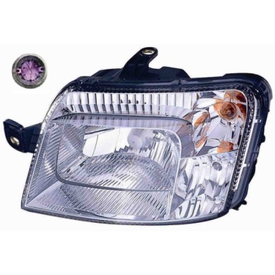 000883_AUTO.JPG Proiettore H4 Predisposizione Per Regolazione Elettrico Per Fiat Panda Lato Sinistro Dal 2009/09 Al 2011/12