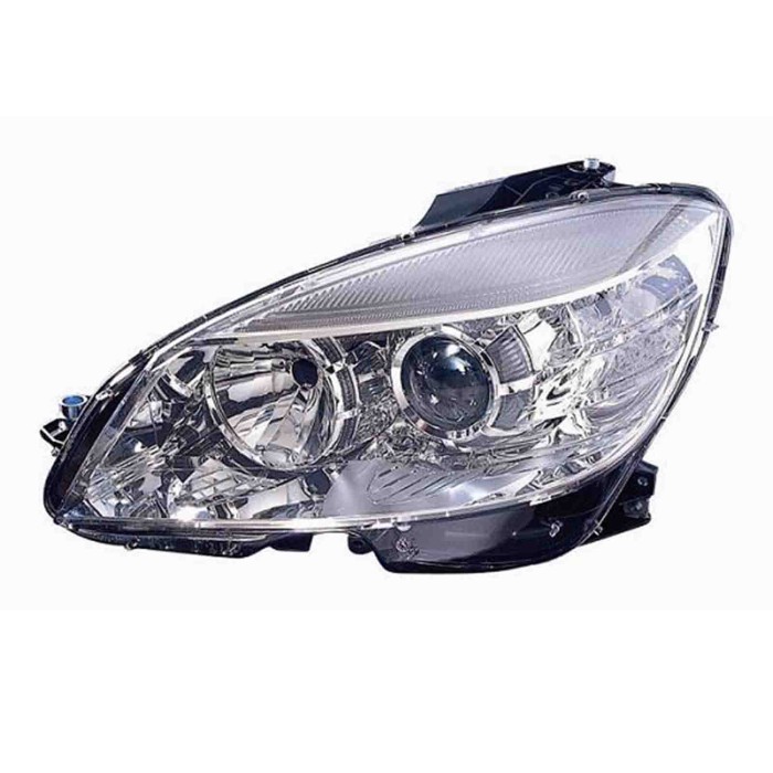 000789_AUTO.JPG Proiettore H7-h7 Con Motore Elettrico Per Mercedes Classe C W204 Lato Sinistro Dal 2007/02 Al 2010/12