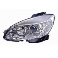 Proiettore H7-h7 Con Motore Elettrico Per Mercedes Classe C W204 Lato Sinistro Dal 2007/02 Al 2010/12
