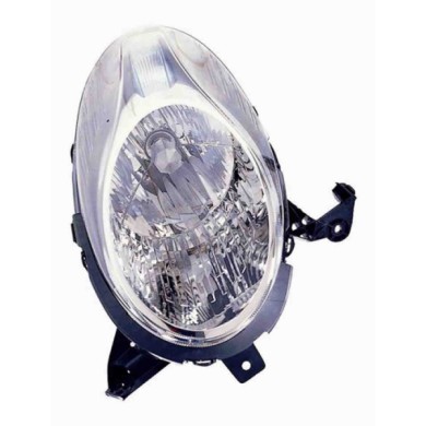 000745_AUTO.JPG Proiettore H4 Predisposizione Per Regolazione Elettrico Per Nissan Micra Lato Destro Dal 2007/10 Al 2010/09