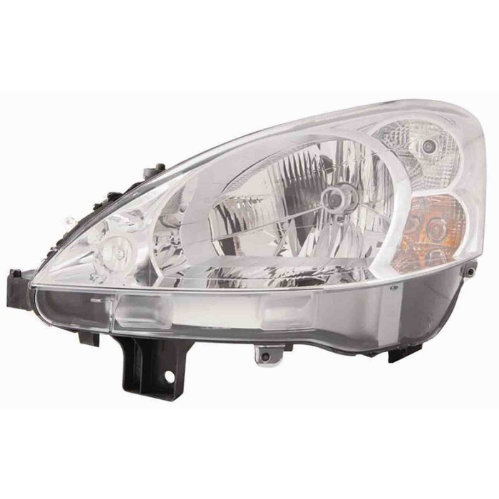 000781_AUTO.JPG Proiettore H4 Con Motore Elettrico Per Peugeot Ranch Partner Lato Destro Dal 2008/05 Al 2013/02