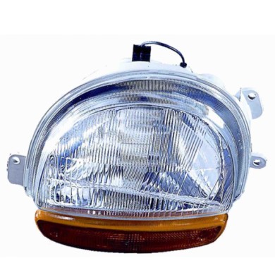 000361_AUTO.JPG Proiettore H4 Con Lente Arancio Per Renault Twingo Lato Destro Dal 1993/03 Al 1998/12