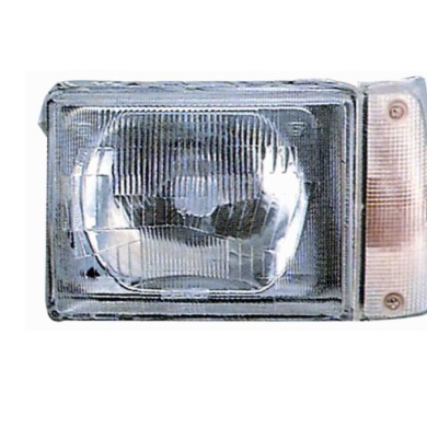 000109_AUTO.JPG Proiettore R2 Asimmetrico Regolazione Manuale Per Fiat Panda 750 Lato Destro Dal 1986/03 Al 2003/08
