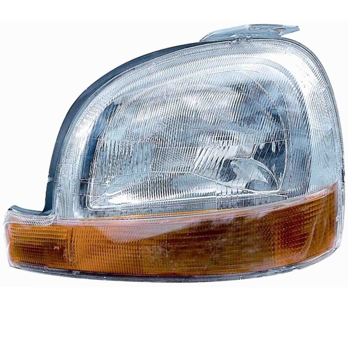 000344_AUTO.JPG Proiettore H4 Elettrico Senza Motore Per Renault Kangoo Lato Destro Dal 1997/09 Al 2003/02
