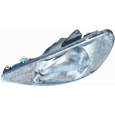 000315_AUTO.JPG Proiettore H4 Elettrico Senza Motore Per Peugeot 206 Lato Sinistro Dal 1998/09 Al 2003/04