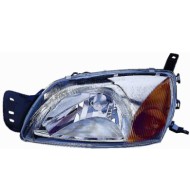 Proiettore H4 C/motorino Elettrico Per Ford Fiesta - Courier Lato Sinistro Dal 1999/09 Al 2002/02