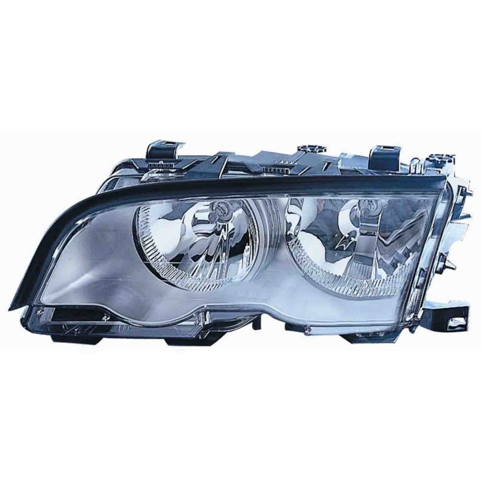 000045_AUTO.JPG Proiettore H7/h7 C/motorino Elettrico Per Bmw Serie 3 E46 Berlina Touring Lato Destro Dal 1998/04 Al 2001/09