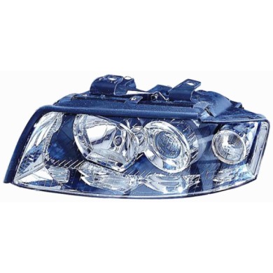 000022_AUTO.JPG Proiettore H7/h7 Elettrico Senza Motore Per Audi A4 Lato Destro Dal 2000/12 Al 2004/10