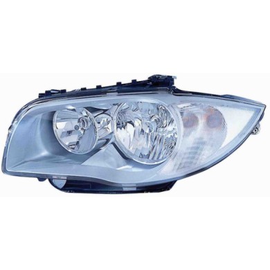 000040_AUTO.JPG Proiettore H7/h7 Elettrico Senza Motore Per Bmw Serie 1 Lato Destro Dal 2004/09 Al 2007/02