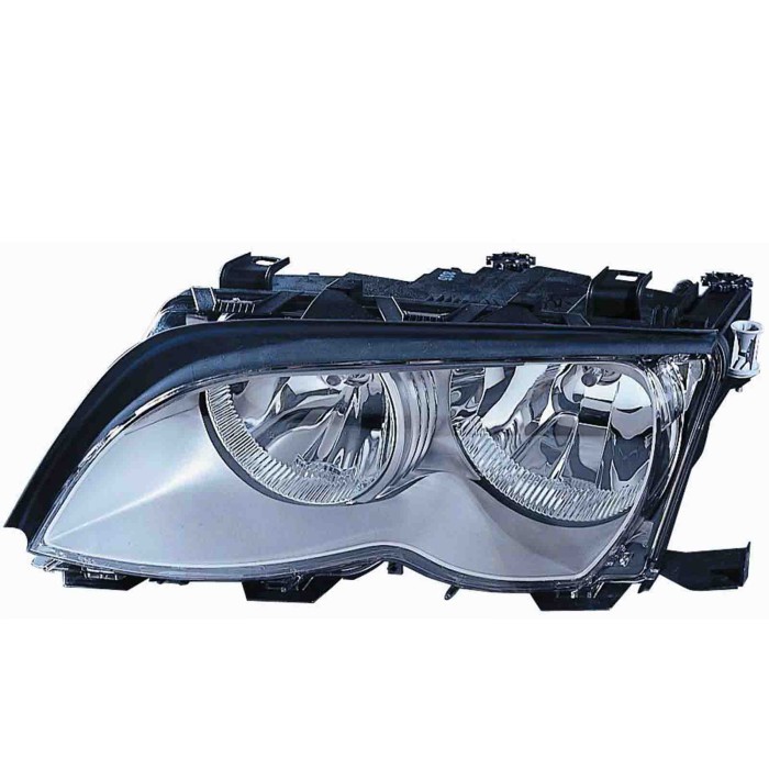 000044_AUTO.JPG Proiettore H7/h7 C/motorino Elettrico Per Bmw Serie 3 E46 Berlina Touring Lato Destro Dal 2001/10 Al 2004/10