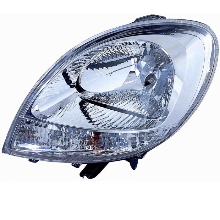 000345_AUTO.JPG Proiettore H4 Indic. Bianco Elettrico Senza Motore Per Renault Kangoo Lato Destro Dal 2003/03 Al 2007/12