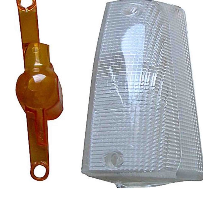000109_AUTO.JPG Lente Anteriore Bianca Per Fiat Panda 750 Lato Destro Dal 1986/03 Al 2003/08